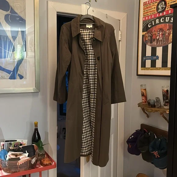Sezane Clyde Trench Coat — Dark Green - Picture 3 of 5
